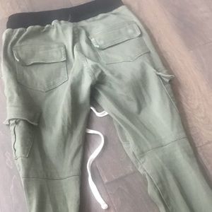 Army green pants